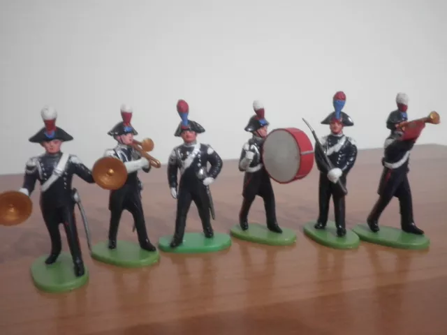 Lotto 360 Pezzi Nuovi Carabinieri Banda musicale in alta uniforme Anni 60/70 2