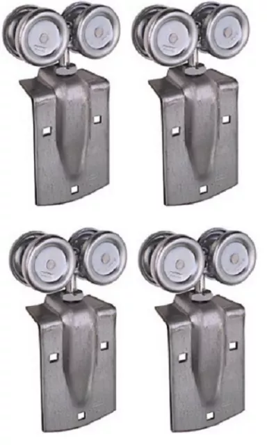 (2) sets National Mfg N112-102 2 pack Barn Door Trolley Hanger Rollers