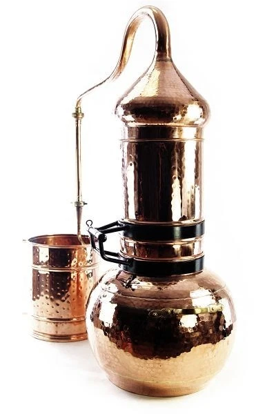 Alambic En Cuivre 30L Avec Colonne - Fabrication Artisanale 100% Portugal - Neuf