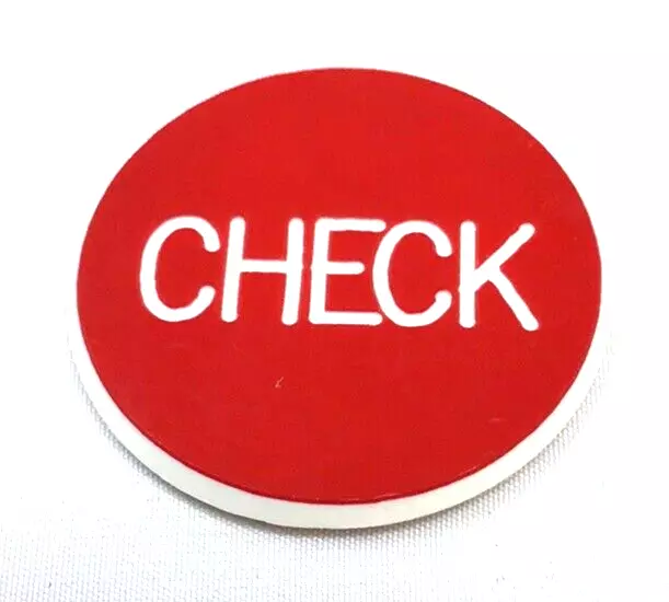 Lammer 1.25" Check (RED/WHITE) ******~BRAND NEW~******:E