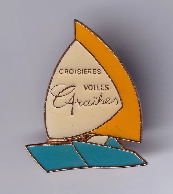 Pince à Cravate Vintage Motif Bateau De Croisière - Doré Et Argenté, Occasion En Très Bon état