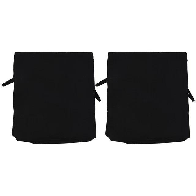 2 pezzi coprisedile auto universale coprisedile cuscino coprisedile nero S5B1
