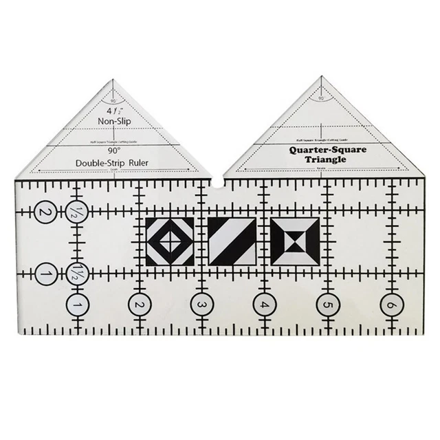 Griglie Righello 90 Gradi Doppia Striscia Righello Antiscivolo Quarto Quadr O8N7