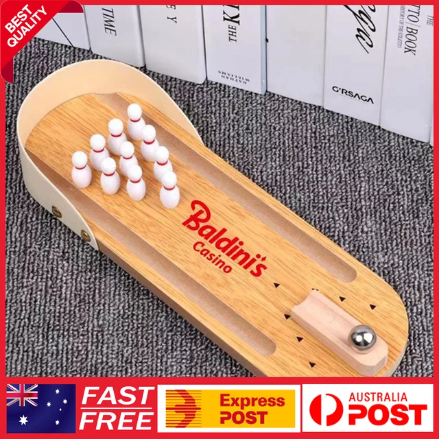 Parent-child Desktop Bowling Game Wooden Bowling Toy Interactive Fun Balls