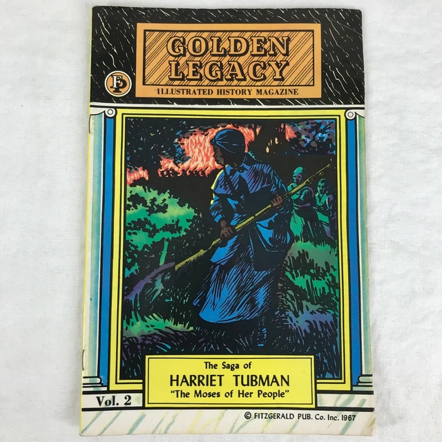 Rare 1967 Golden Legacy Vol 2 - Illustrated Black History Magazine Comic Book