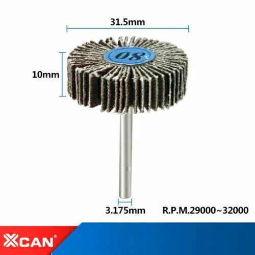 Sandpaper Shutter Sanding Polishing Wheel For Dremel Rotary Tools 80 Grit
