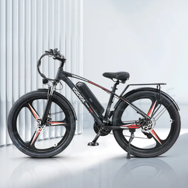 E bike 26 Zoll Elektrofahrrad E Mountainbike Shimano Moped Bike 38km/h Pedelec