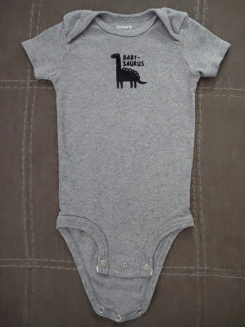 Carter's Infant Baby Boy Short Sleeve Bodysuits 9 Months Lot Of 2 3