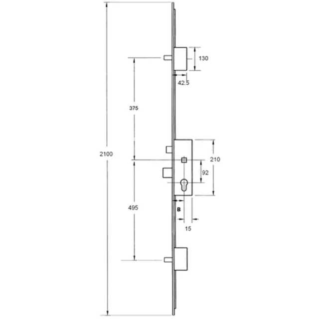 KFV 2 Pins & Attachments For Shootbolts 35mm (AS737035) 2