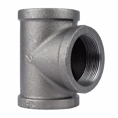 Pipe Fitting, Black Equal Tee, 3/8-In. -520-602HN