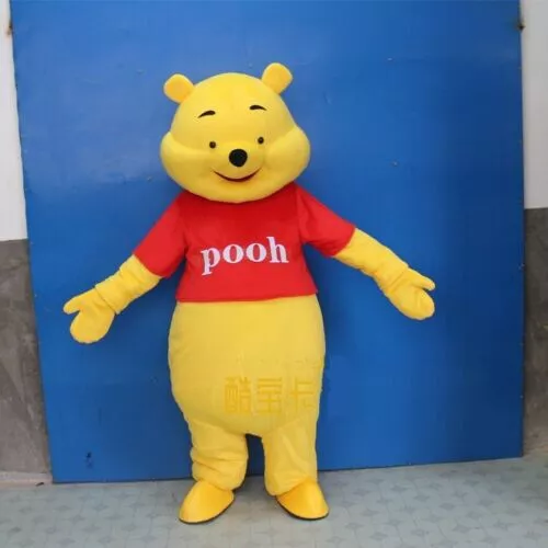 Pooh Bear Mascot Costume Cosplay Party Dress Clothing Halloween Adults