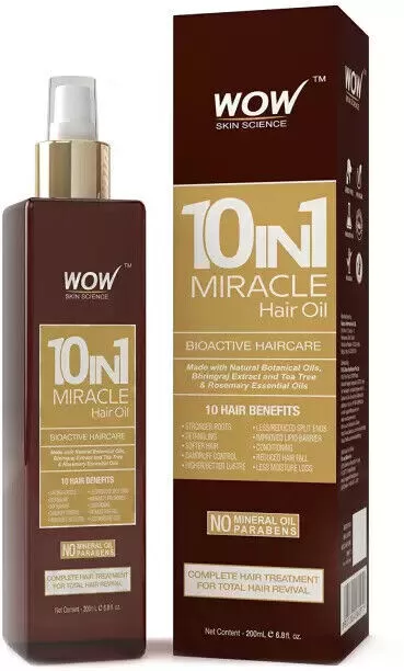 WOW SKIN SCIENCE 10 en 1 huile capillaire miracle (200 ml)