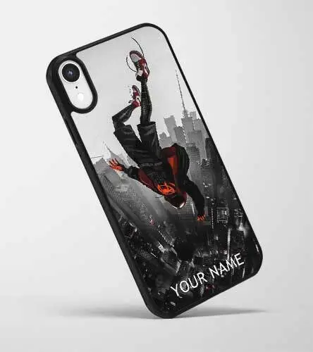 Personalised Spider man inspired phone Case - Hard plastic case