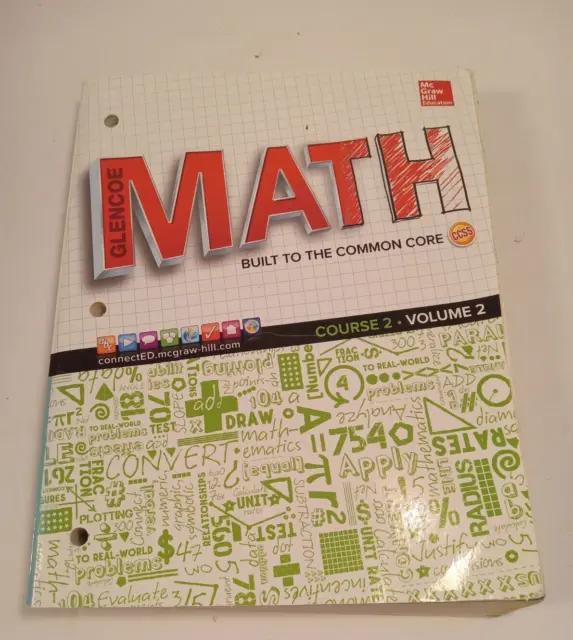 Glencoe Math, Vol. 2 Course 2, Student Ed- 9780021301522, paperback V1