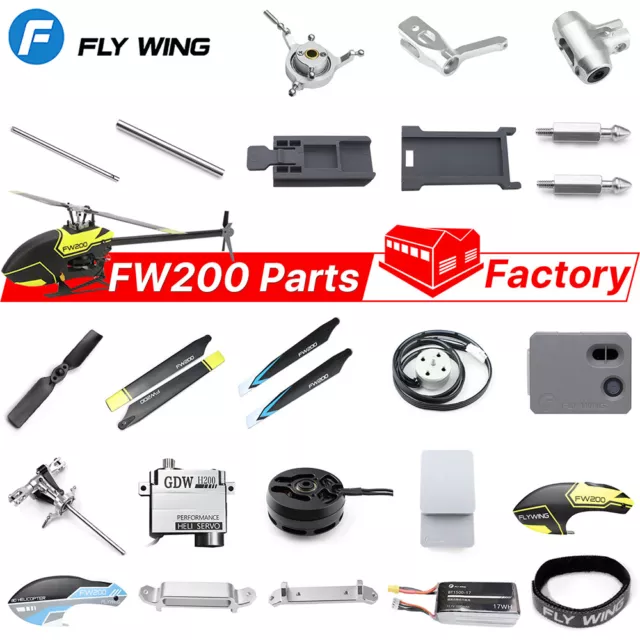 FLYWING FW200 RC Helicopter Parts Factory Battery Install Plate Tail Blade Strap