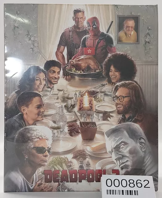 EBOND DEADPOOL 2 Steelbook  4K ULTRA HD + BLU-RAY (3 dischi) Manta Lab ZA-000862