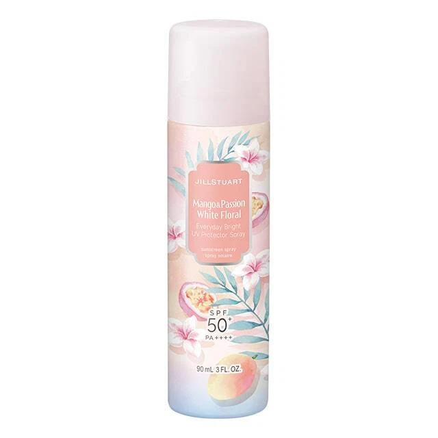 Protector UV Brillante Diario Jill Stuart Mango & Passion Blanco Floral PSL