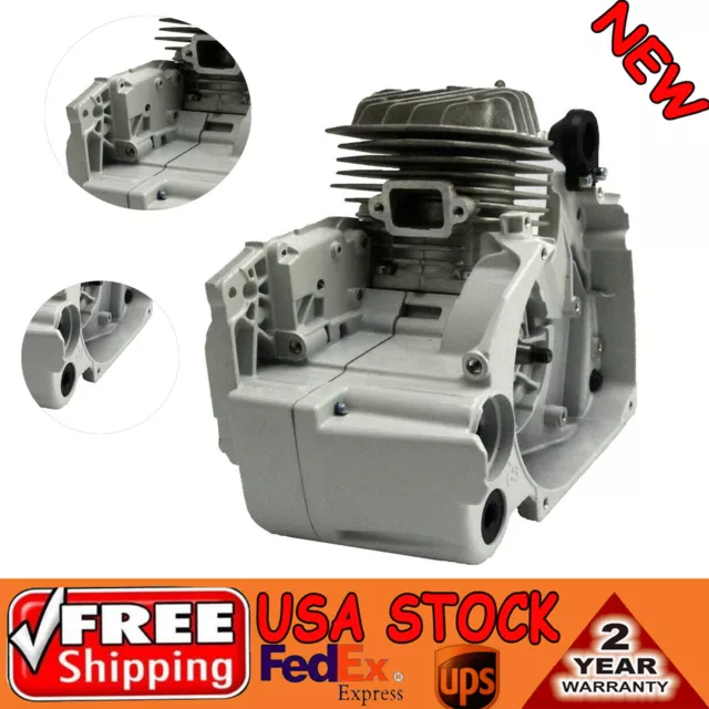 For Stihl Chainsaw 044 MS440 Engine Crankcase Motor Cylinder Piston 50mm Bore US