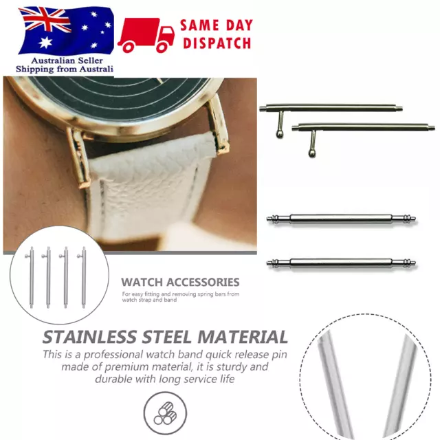 Spring Bar Pins Link Pins Stainless Quick Release Replacement Watch Band Repair