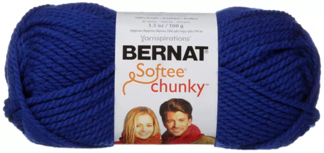 Bernat Softee Chunky Yarn-Royal Bleu, 161128-28134