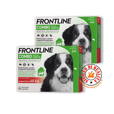 Frontline Combo Cane 6 pipette per cani oltre 40 kg  Antiparassitario Antipulci