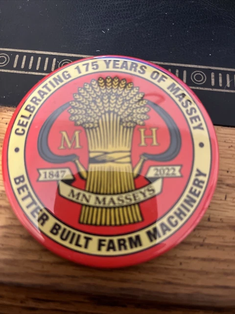 175 Years Of Massey Souvenir Button