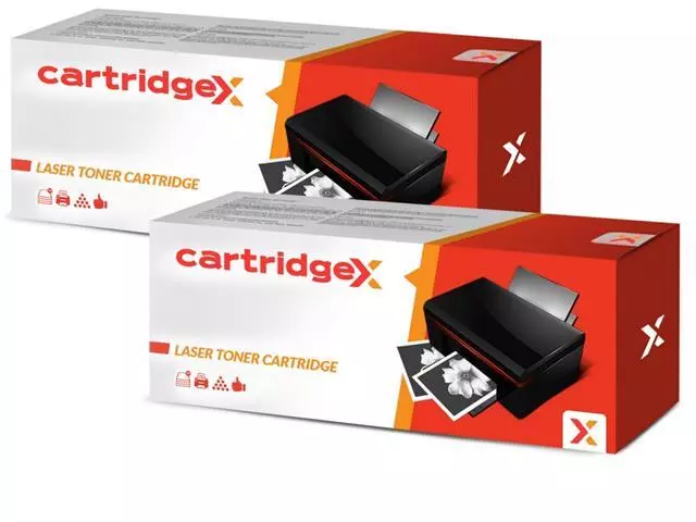 2 x Black Non-OEM Toner Cartridge For Xerox 7120 7125 7220 7220i 7225 006R01457
