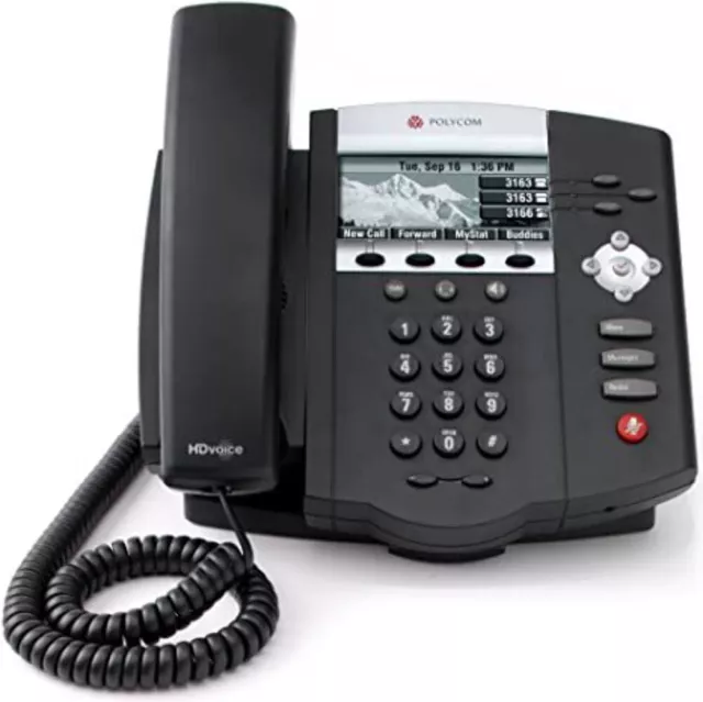 Polycom Soundpoint IP450 IP Phone w/Out Power Supply, Tadiran Branded (2200-1787