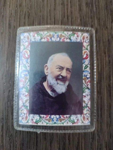 Medaglia Ovale San Pio Da Pietrelcina - Alto Rilievo In Ottone Argentato | 100% Made In Italy - Foto 9