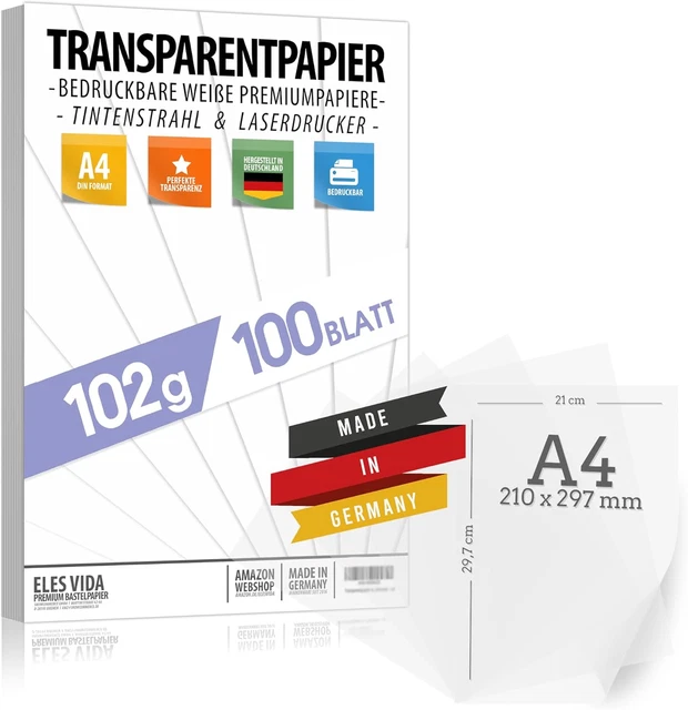 100 Fogli di carta DIN A4 fogli plano - Amarena (rosa) a coste - 240 g/m² - 21