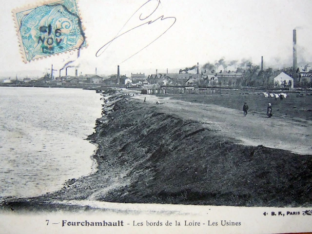 Cpa 58 Nievre - Forchambault - Les Bords De La Loire - Les Factories 2