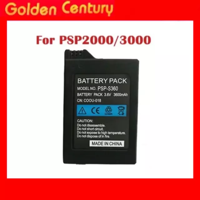 PGO 3600mAh Rechargeable Battery for Sony PSP SLIM 2000/3000 Console