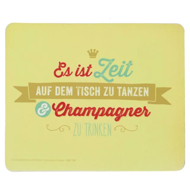 Maus-Pad "Champagner" Rannenberg Mouse-Pad Computer Geschenk Tablets