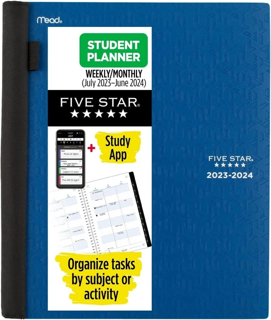 FIVE STAR ADVANCE Student Academic 20232024 Weekly Monthly Planner