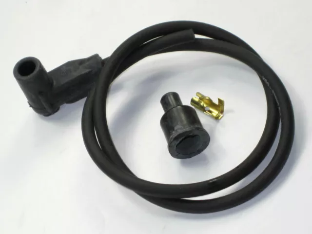 BSA Allumage Prise Câble B44 B50 B25 C15 C25 Simple 26 " Long 7mm Noir Cuivre