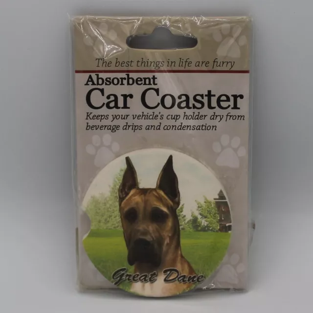 Super Absorbent Car Coaster - Dog - Great Dane