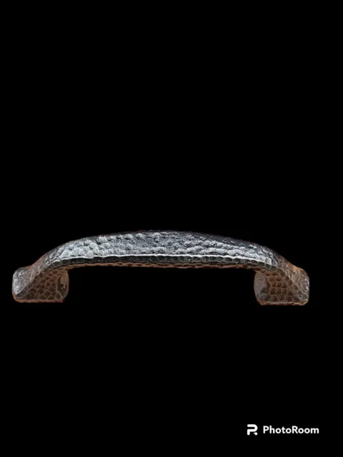 Belwith Keeler Kingston Black Solid Brass Hammered 3"cc Handle Pull
