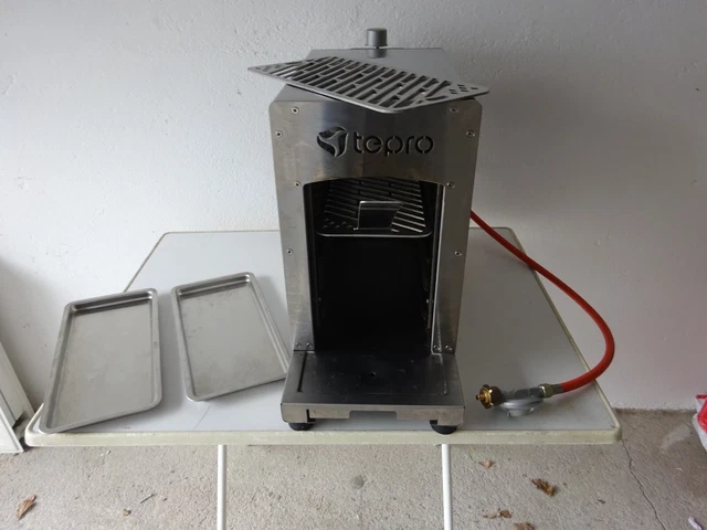 Beefer  850 Grad Gasgrill Edelstahl TEPRO mit Abdeckhaube
