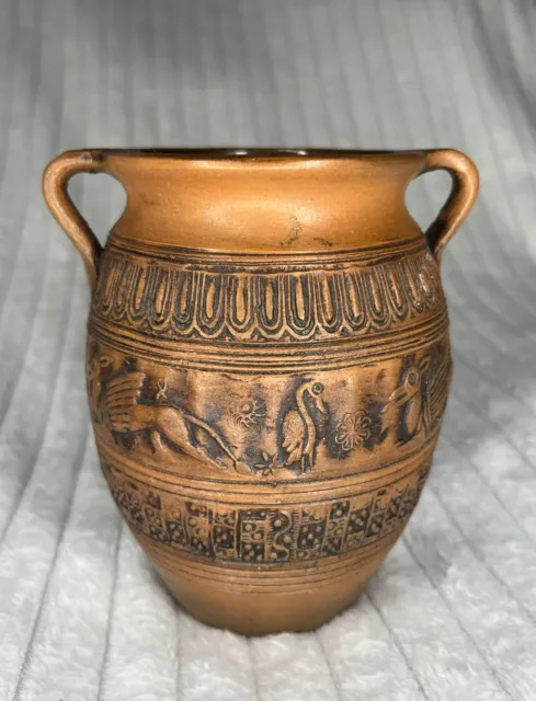 vase, jarre grec en céramique Vintage
