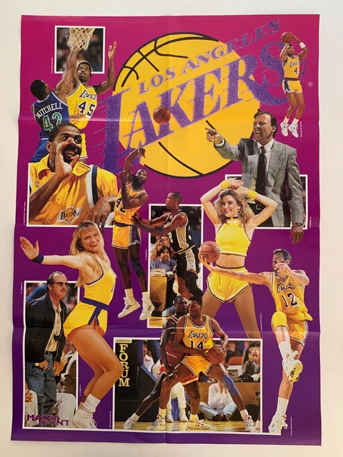 Affiche Vintage Magic Johnson – Poster Collection Basket NBA – Ancienne