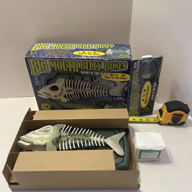 Big Mouth Billy Bones Gemmy - Poisson Chanteur Vintage 2000 - Neuf Boîte