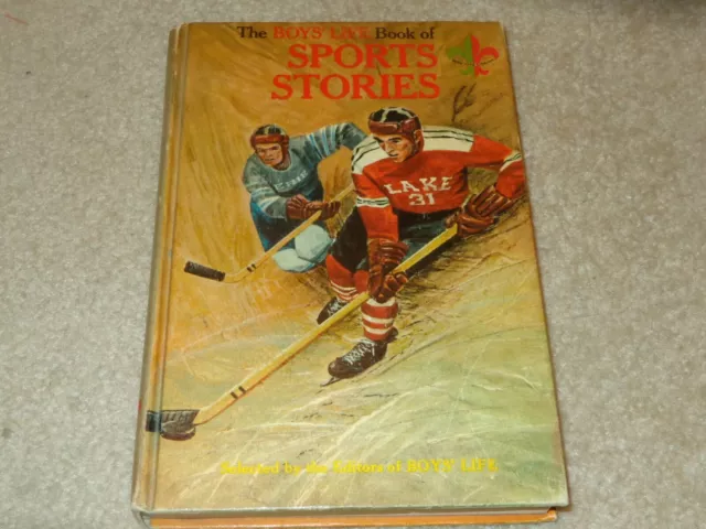 Boy Scout BSA The Boy's Life Book of Sports Stories Hockey Hard Cover Book
