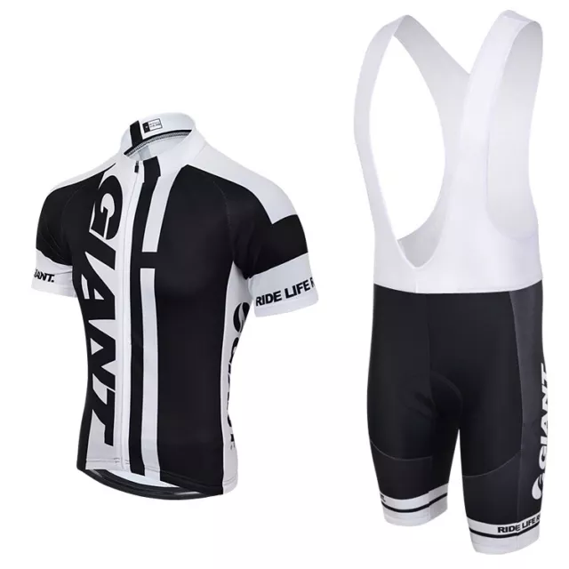 2022 Mens Cycling Team Short Sleeve Bicycle Jersey + Bib Shorts Set - Brand New