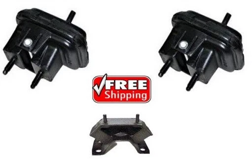 Auto 7 Front Engine & Rear Gearbox Mount Set – Commodore VZ 3.6L LY7 (H7), Auto/Manual, 3pc