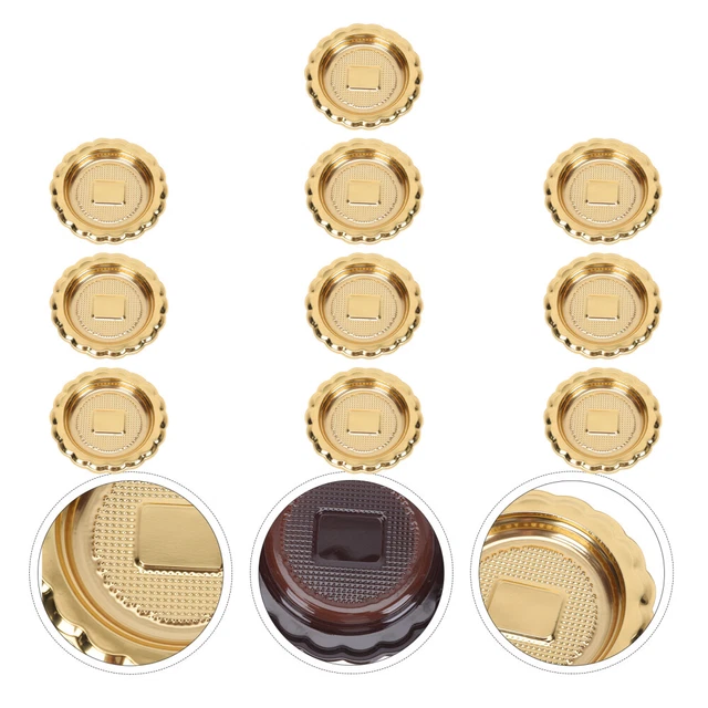 20 pz latta per torta tavole per torte mini scatola rotonda 3 pollici oro