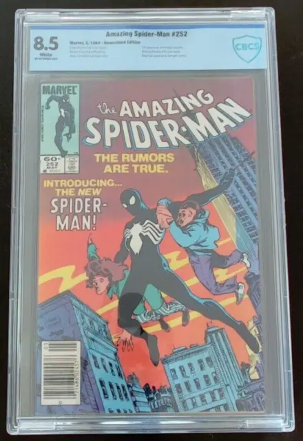 The Amazing Spider-Man, Vol. 1 #252, Newsstand CBCS 8.5 (not CGC)