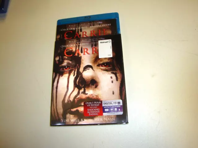 Carrie   *Remake* w/Lenticular Slip Cover*  (Blu-ray  2013)**SEE PHOTOS**NO DVD