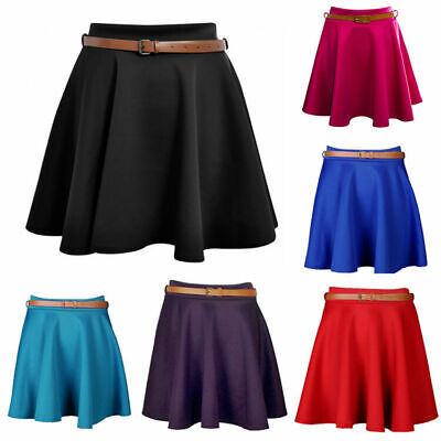 Girls school uniform skater skirt kids high waist pleated skirt tennis for women