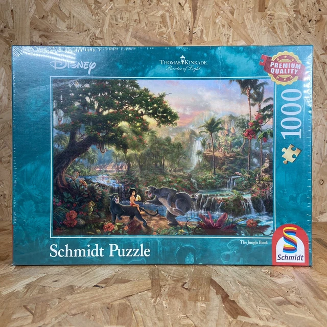 SCHMIDT DISNEY THOMAS Kinkade: The Jungle Book Jigsaw Puzzle 1000 - New ...