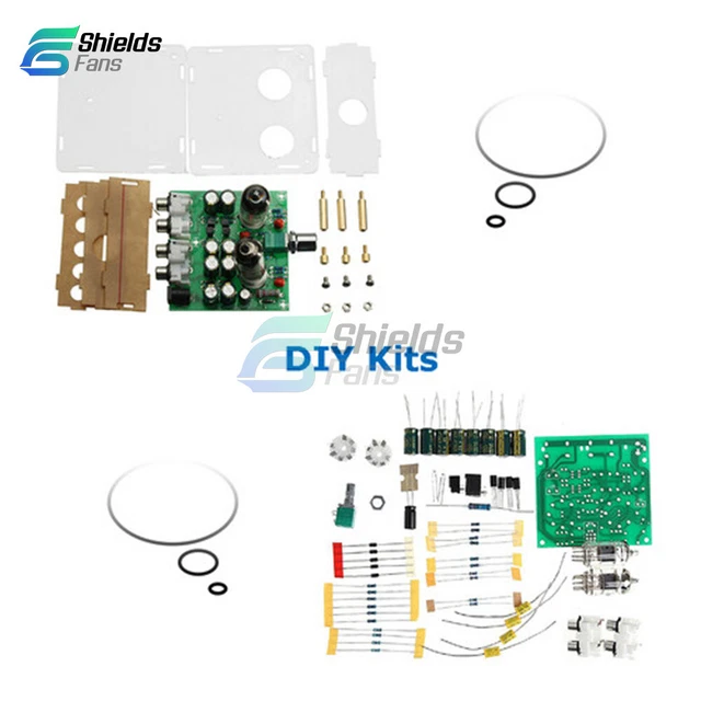 ACRYLIC CASE FOR 6J1 Valve Preamp Tube PreAmplifier Board Headphone